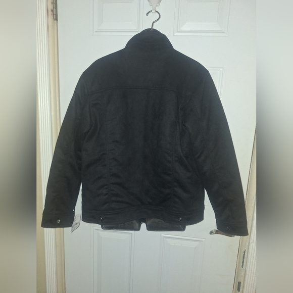 Men's Robert Graham Vegan Suede Quilted Lining Jacket Flap Pockets MED MSRP $228 - Picture 7 of 10